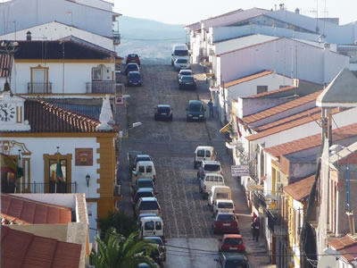 Vista de la calle o plaza